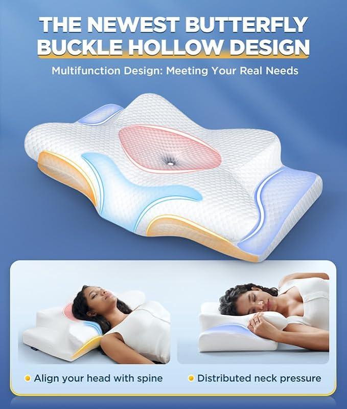 RestLabs™ Memory Foam Neck Pillow