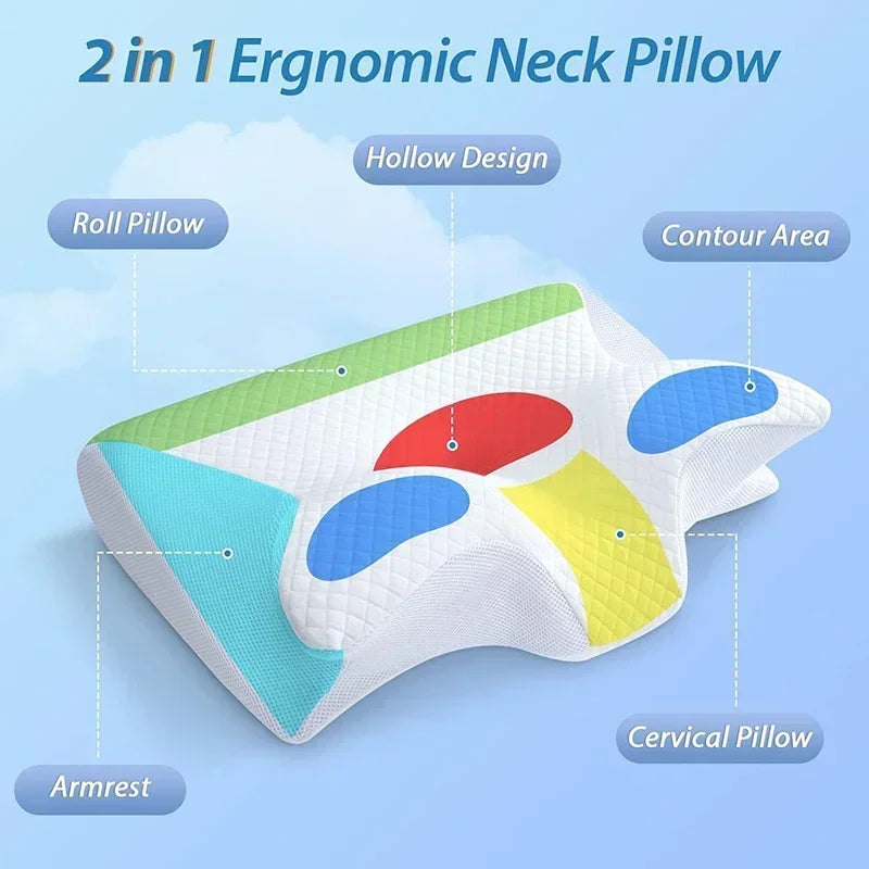 RestLabs™ Memory Foam Neck Pillow